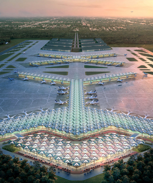 foster + partners and grimshaw among firms to share proposals for new airport in poland