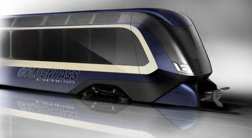 pininfarina designs 'goldenpass express' swiss train with panoramic windows