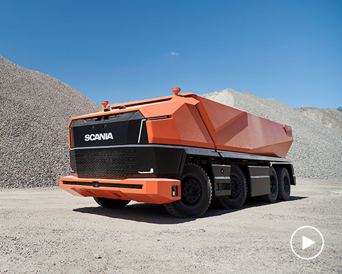 scania AXL, a fully autonomous concept truck without a cabin