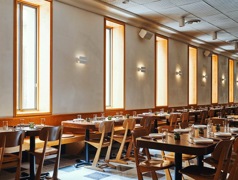 sister city hotel in new york takes its cues from japanese bento boxes + finnish saunas