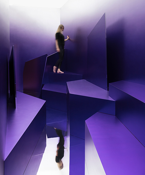 maxim kashin's SKYCHROME creates an abstracted atmosphere in purple