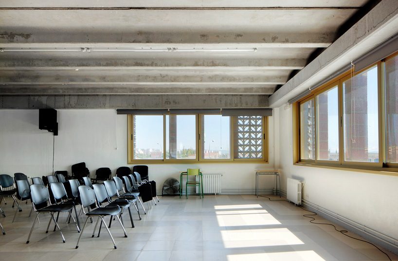 SMS arquitectos wraps high school extension with patterned façade in mallorca