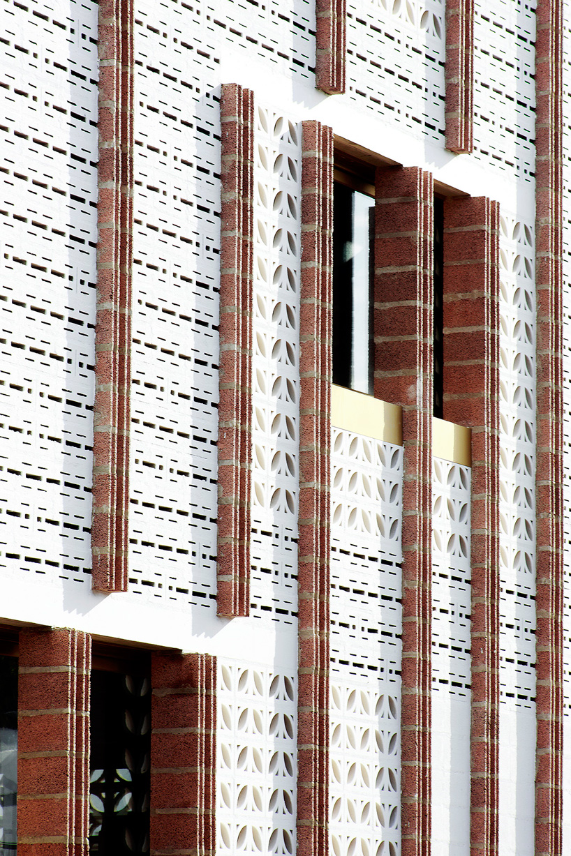 SMS arquitectos wraps high school extension with patterned façade in mallorca