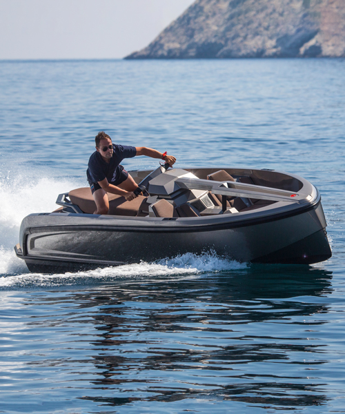 the vanqraft VQ16 is part waterscooter and part superyacht