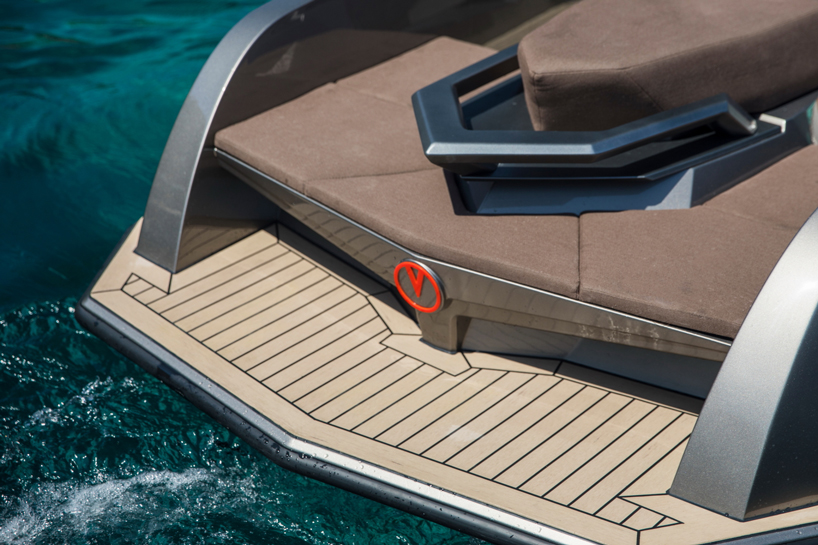 the vanqraft VQ16 is part waterscooter and part superyacht