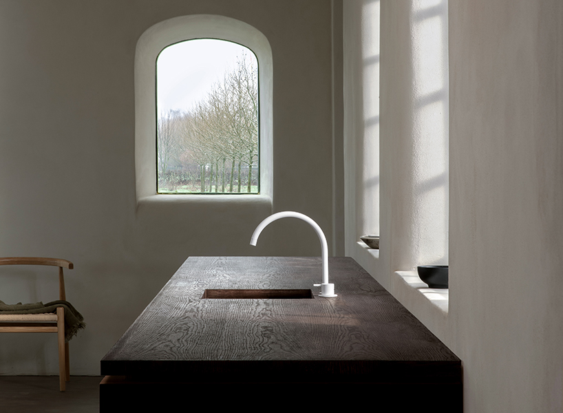 VOLA matt white color and finish enriches the pure senses of design