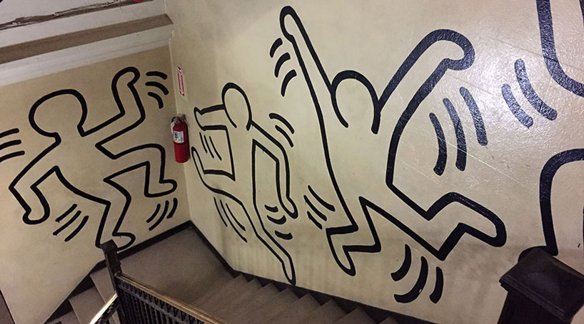 85-foot keith haring mural cut out of new york wall and sent to auction