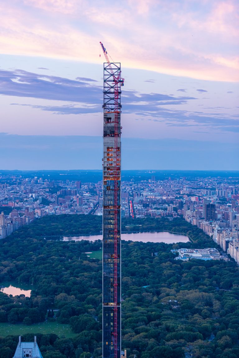 SHoP architects tops out slender NYC skyscraper, 111 west 57th street