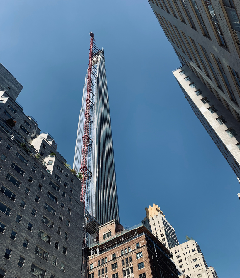 SHoP architects tops out slender NYC skyscraper, 111 west 57th street