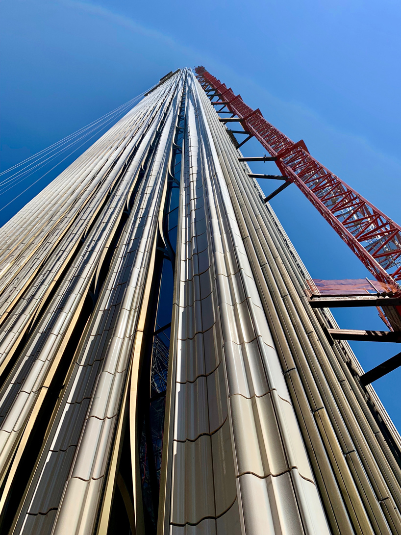 SHoP architects tops out slender NYC skyscraper, 111 west 57th street