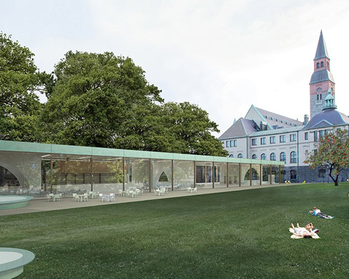 a.nicholls and AGO designs glass pavilion for national museum of finland