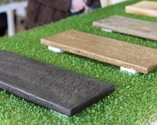 affair with earth showcases hemp fur, soil furniture and paper made from fallen leaves