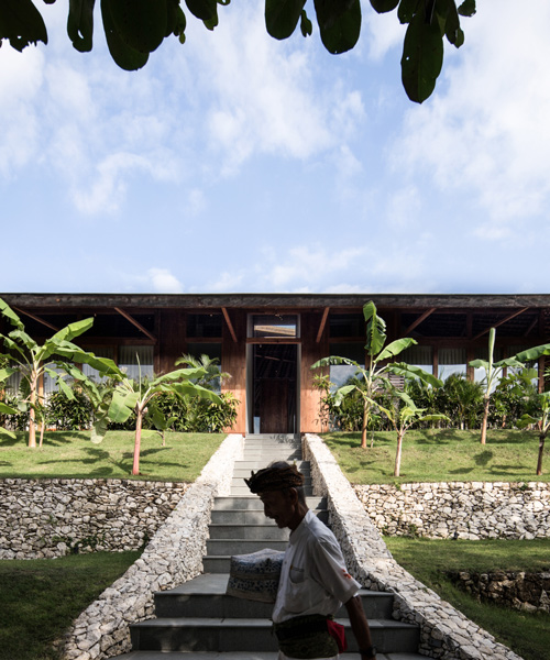 alexis dornier expresses tropical timber structure at uluwatu surf villas resort