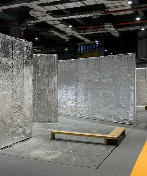 álvaro siza uses aluminum foil to clad CAMERICH pavilion in shanghai
