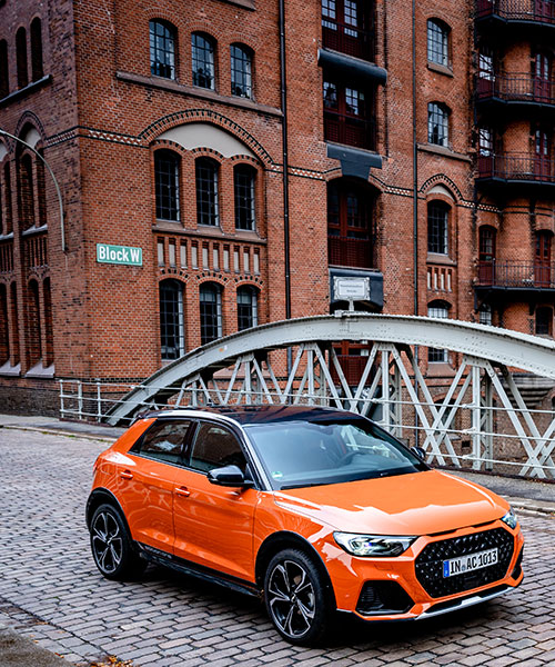 first drive: SUV meets urban life with the AUDI A1 citycarver in hamburg