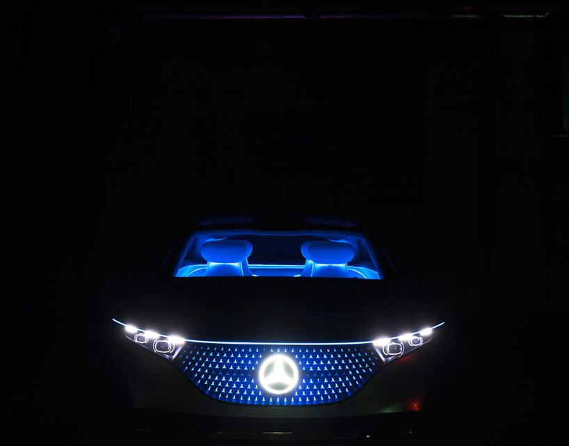 sleek, sustainable mercedes-benz vision EQS - a closer look at the concept car in tokyo