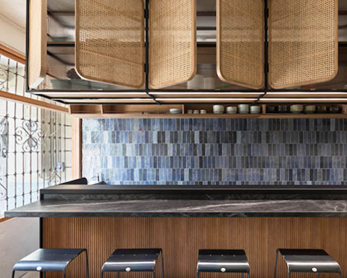 bigsense preserves terrazzo floors and ceramic tiles for new sushi restaurant in taiwan