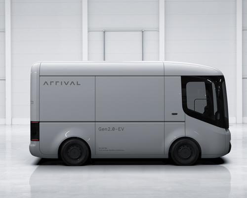 EV manufacturer 'arrival' turns the typical white van into a clean, green machine