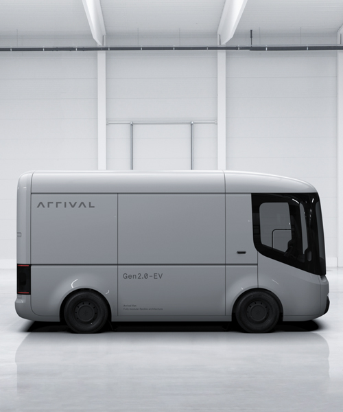 EV manufacturer 'arrival' turns the typical white van into a clean, green machine