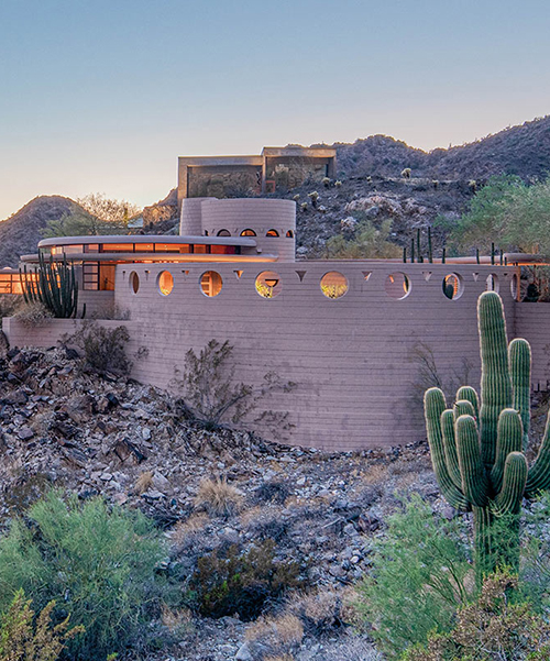 frank lloyd wright's circular sun house in arizona is going up for auction