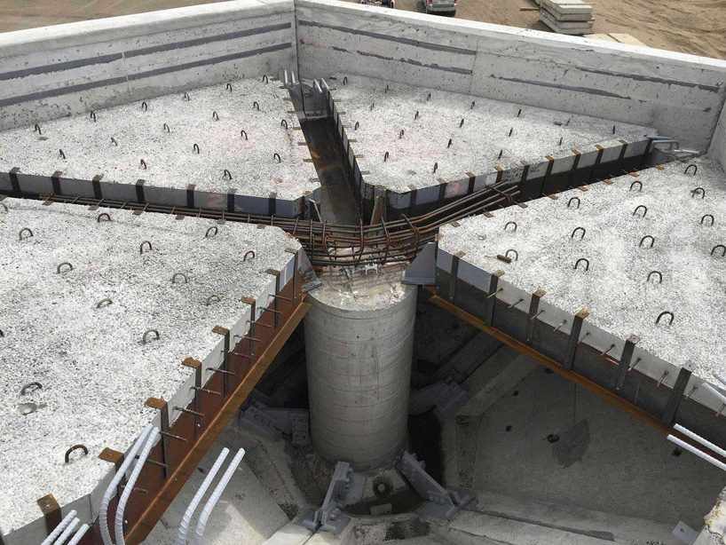 heatherwick studio-designed pier 55 park takes shape in new york's hudson river