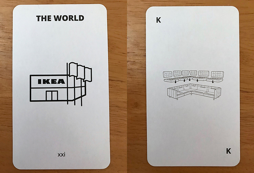 IKEA tarot cards predict the future using famous flatpack illustrations