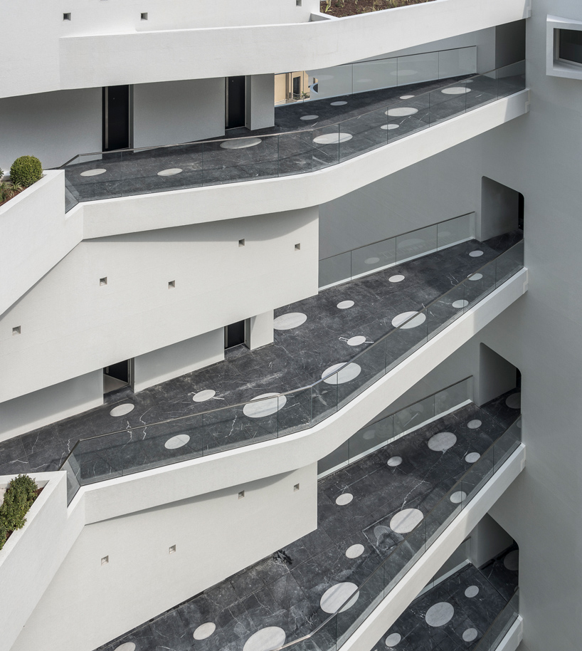 jean-pierre lott's 'le stella' tower expresses fluid, ribbon-like facade in monaco