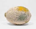 kathleen ryan creates moldy fruit sculptures from semi-precious gemstones