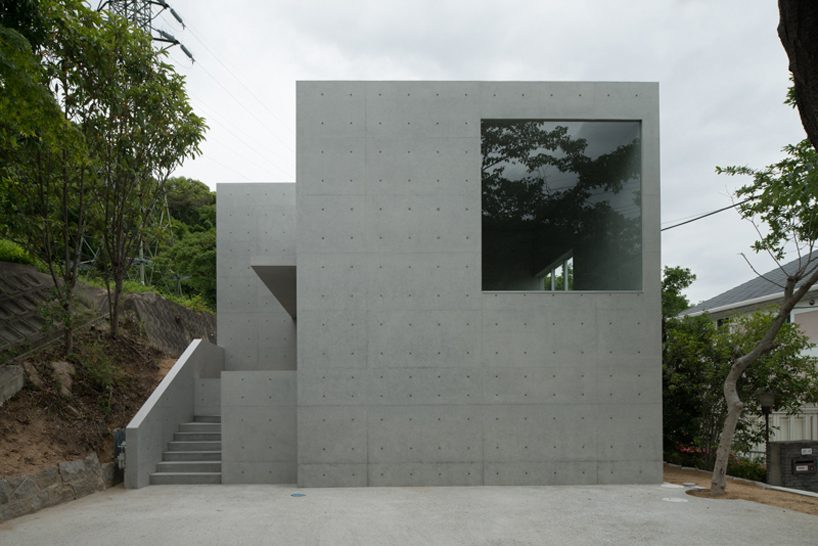 kazunori fujimoto architects completes house in ashiya, japan, with concrete spiral staircase