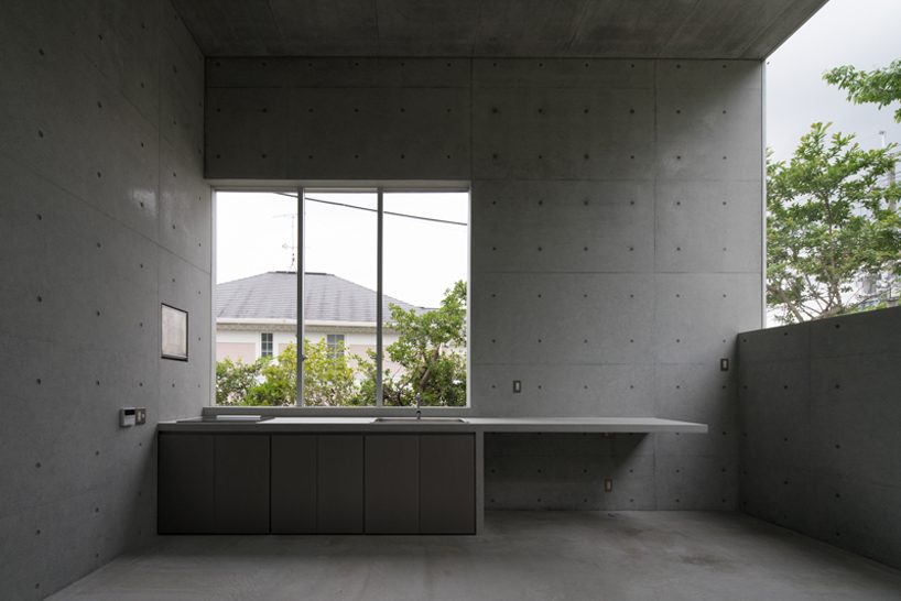 kazunori fujimoto architects completes house in ashiya, japan, with concrete spiral staircase