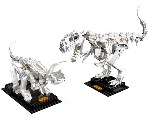 LEGO's dinosaur fossil collection includes a scale model of a T-Rex