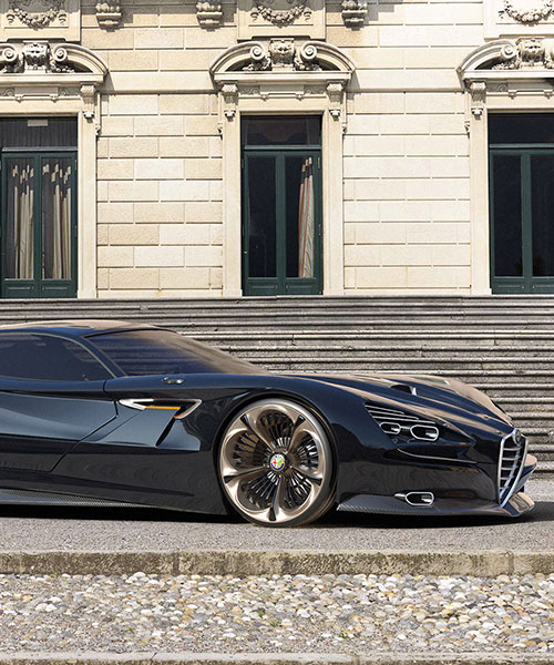 luca serafini's alfa romeo montreal vision GT concept is what supercars should be like
