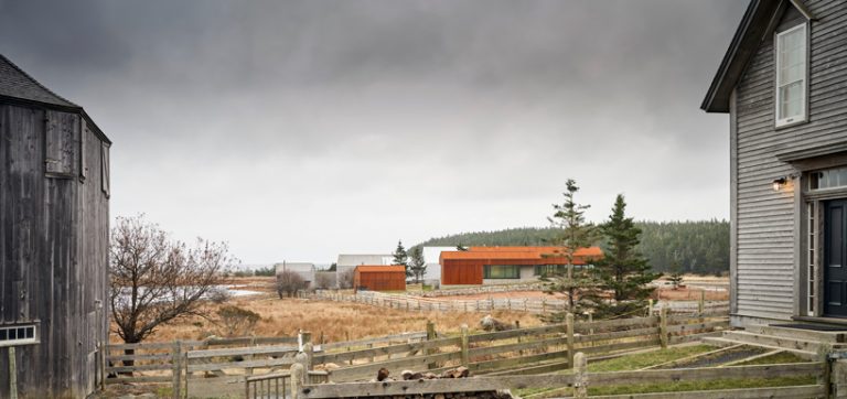 mackay-lyons sweetapple's smith house overlooks shores of nova scotia