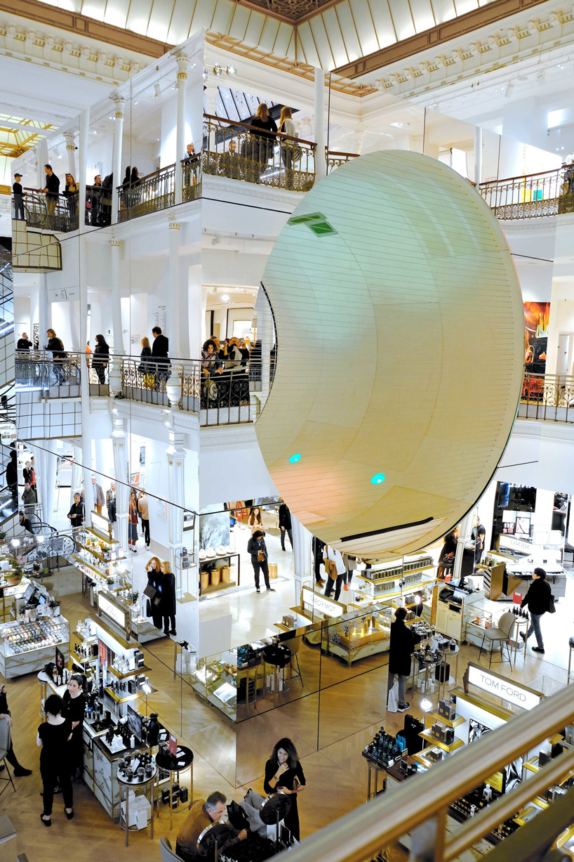 Paris Le Bon Marche - Interior of Le Bon Marche department store