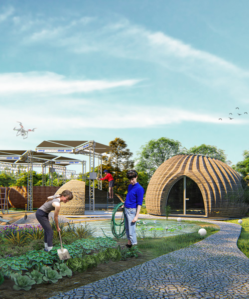 TECLA, a 3D-printed habitat for sustainable living, is under construction in italy