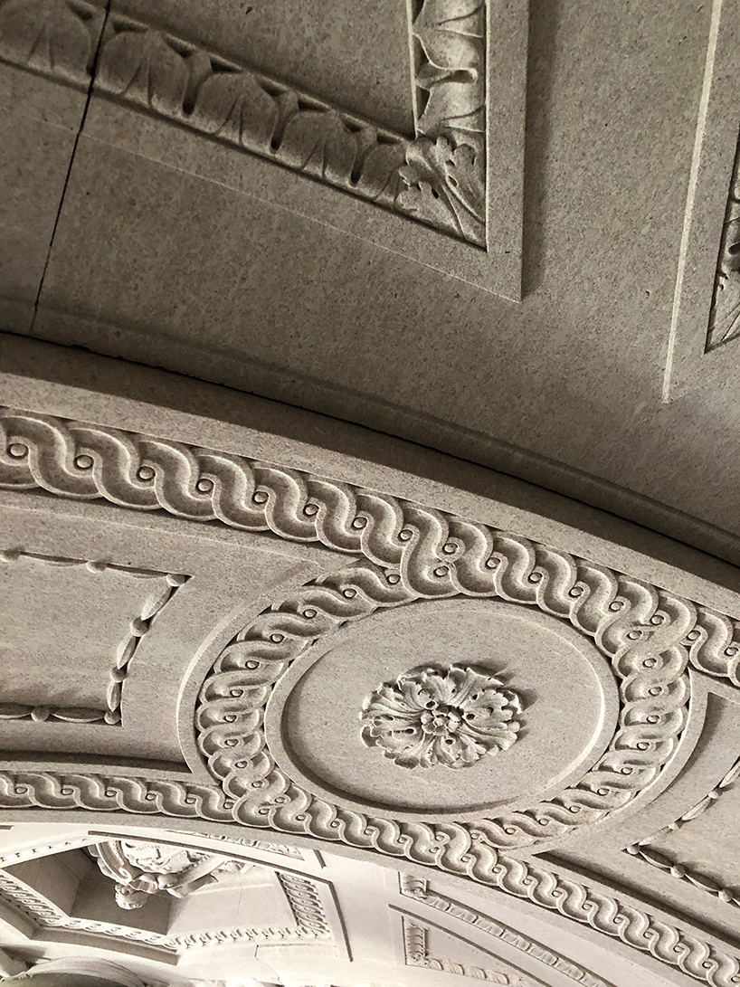 designboom scales the morgan library's scaffolded façade during monumental restoration