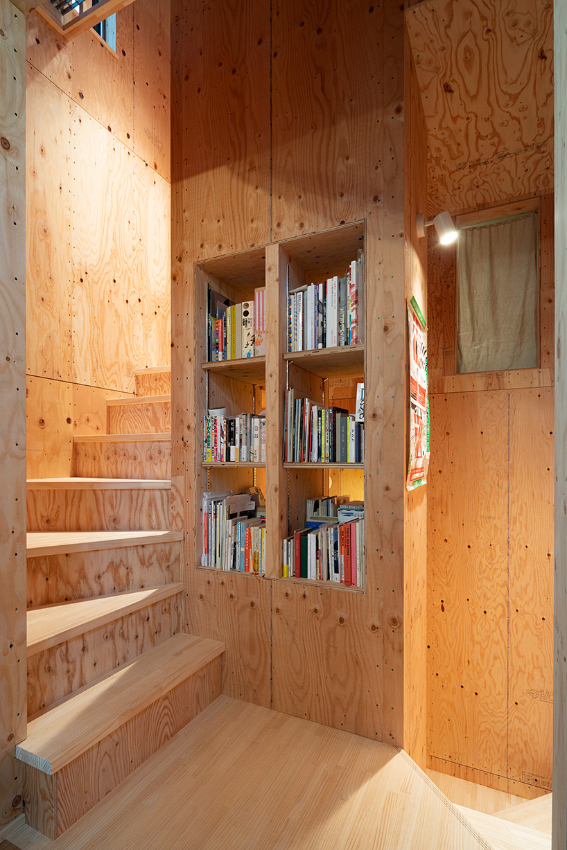 this light-filled house in osaka is sandwiched between two apartment buildings