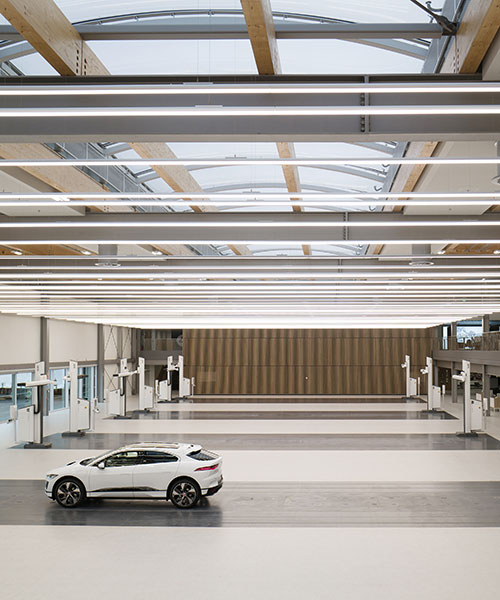 inside jaguar's new 39,000 square foot design studio in gaydon, UK
