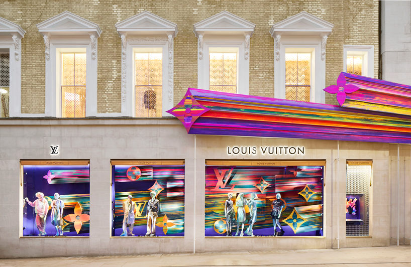 peter marino designs explosion of louis vuitton logo for london boutique