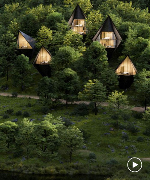 peter pichler nestles sustainable tree houses into the rugged landscape of west virginia