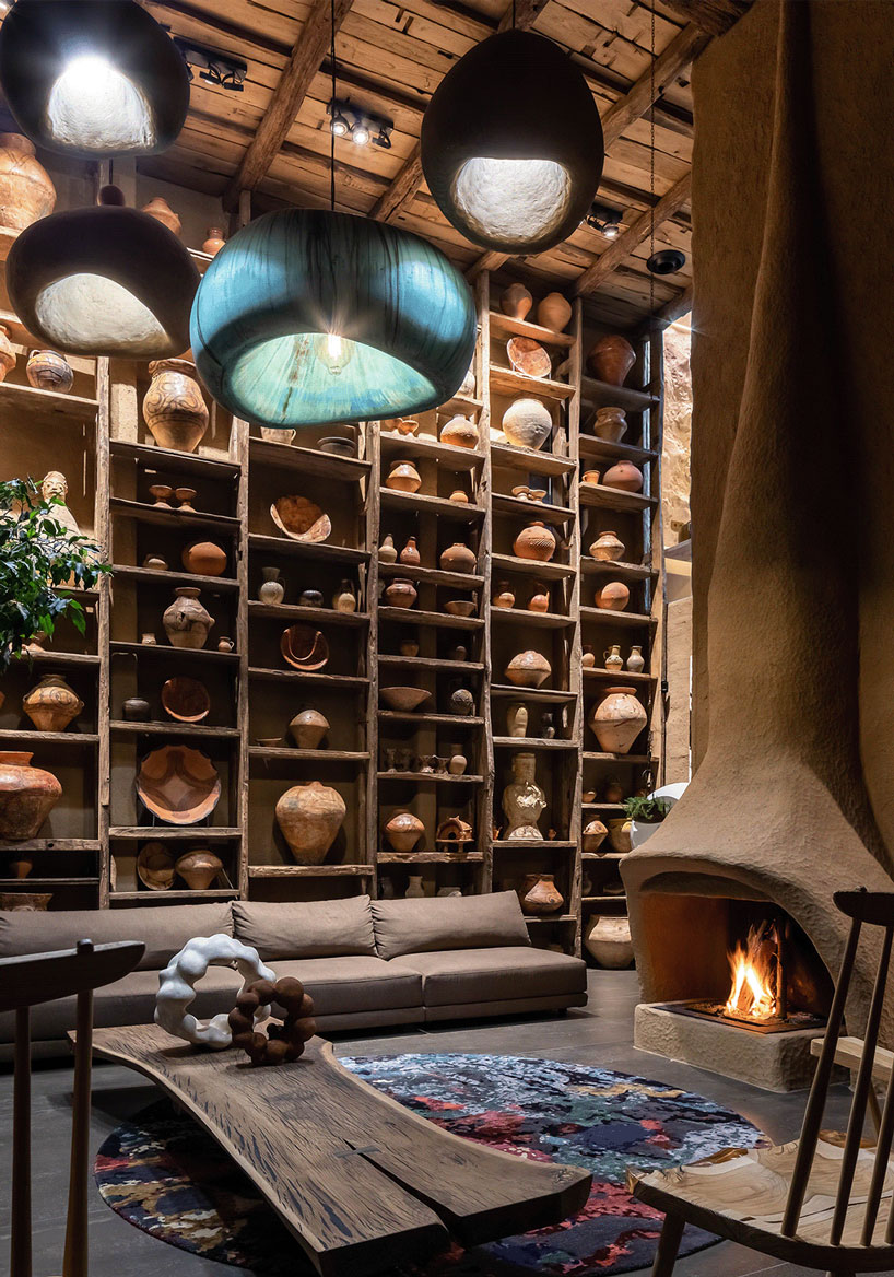 a thatched roof tops MAKHNO studio's shkrub house in the suburbs of kiev