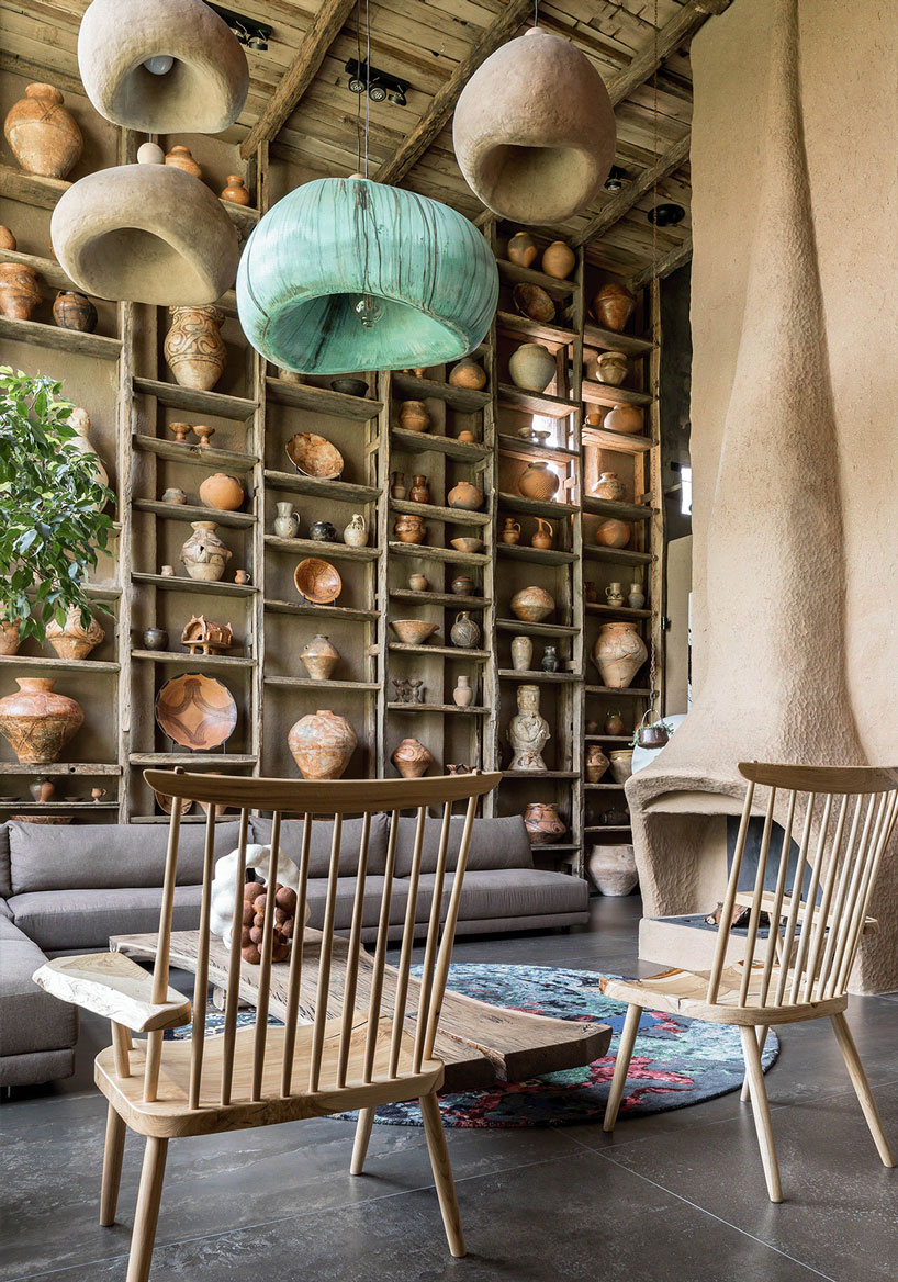 a thatched roof tops sergey makhno's shkrub house in the suburbs of kiev designboom