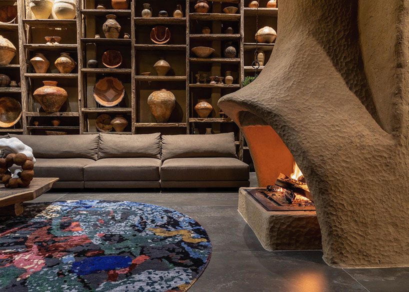 a thatched roof tops MAKHNO studio's shkrub house in the suburbs of kiev