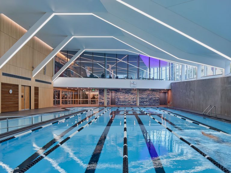 snøhetta, JPE + jam factory design sports facility for university in