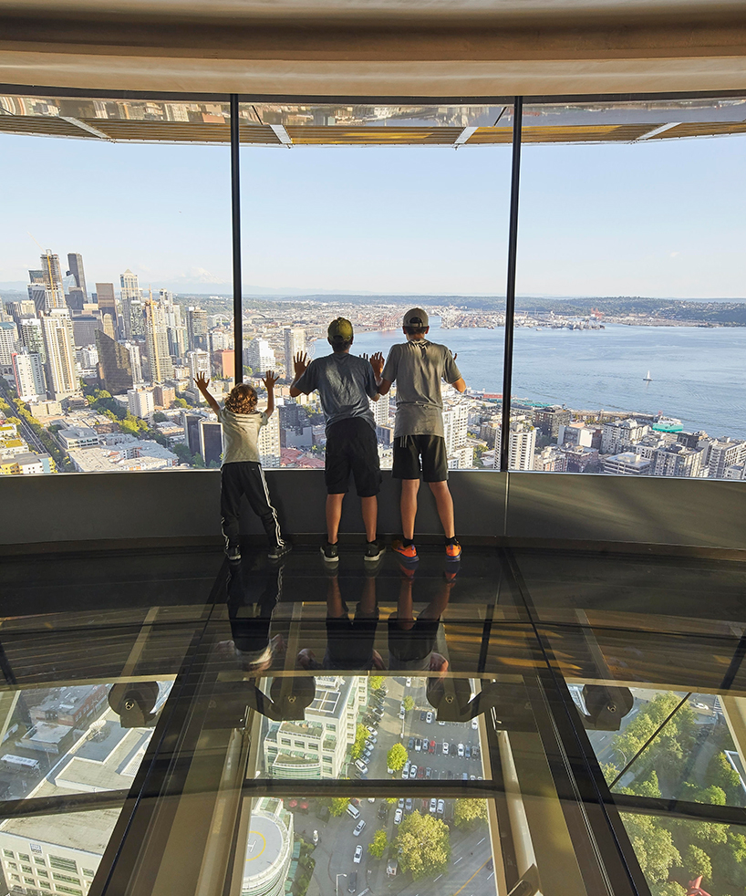 olson kundig redesigns seattle's space needle with all glass interiors