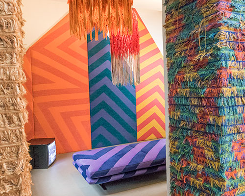 sunbrella repurposes waste into highly decorative and versatile fabrics