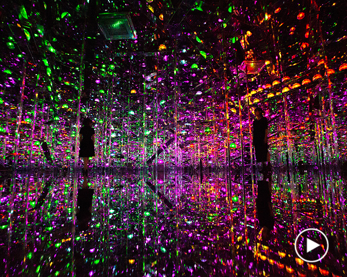 teamLab creates a borderless 'microcosmose' fusing light, sound and art in shanghai