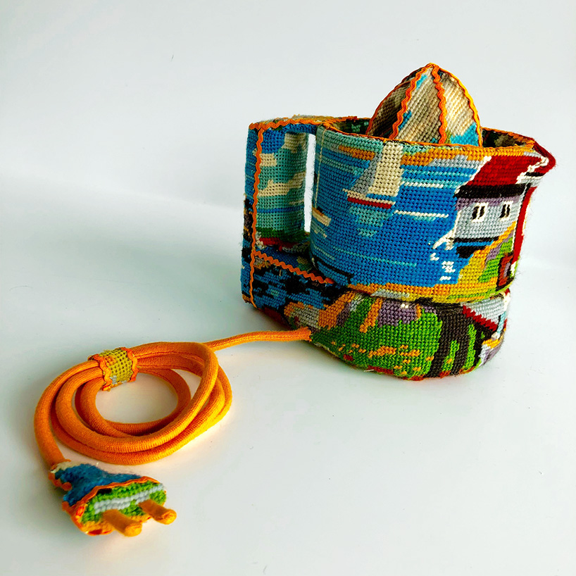 embroidered domestic objects by ulla-stina wikander resurrect retro irons, mixers + more