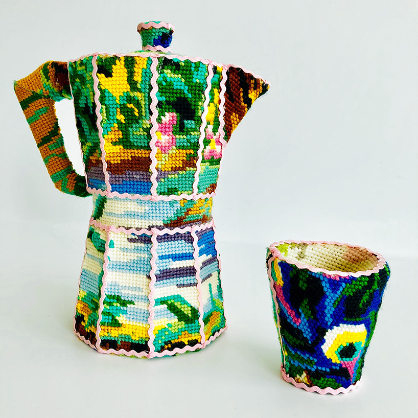 embroidered domestic objects by ulla-stina wikander resurrect retro irons, mixers + more