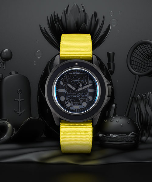 UNIMATIC watches celebrates SpongeBob SquarePants' 20th anniversary with yellow timepiece